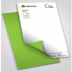 Briefpapier beidseitig bedruckt