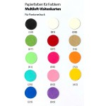 Papierfarben für Farbkern bei Druck in Pantone-Farben