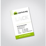 Visitenkarten mit partieller UV-Lackierung