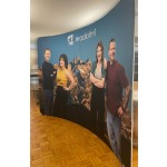 Zipperwall curved (Kundenbeispiel)